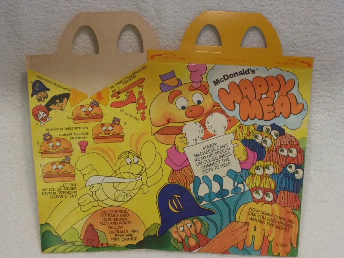 McDonald's Happy Meal Box Evolution Of 80s, 90s, 2000s & Modern | Good ...