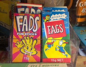 Riviera S Fags Fad Cigarette Fun Sticks Candy Good Bad Marketing